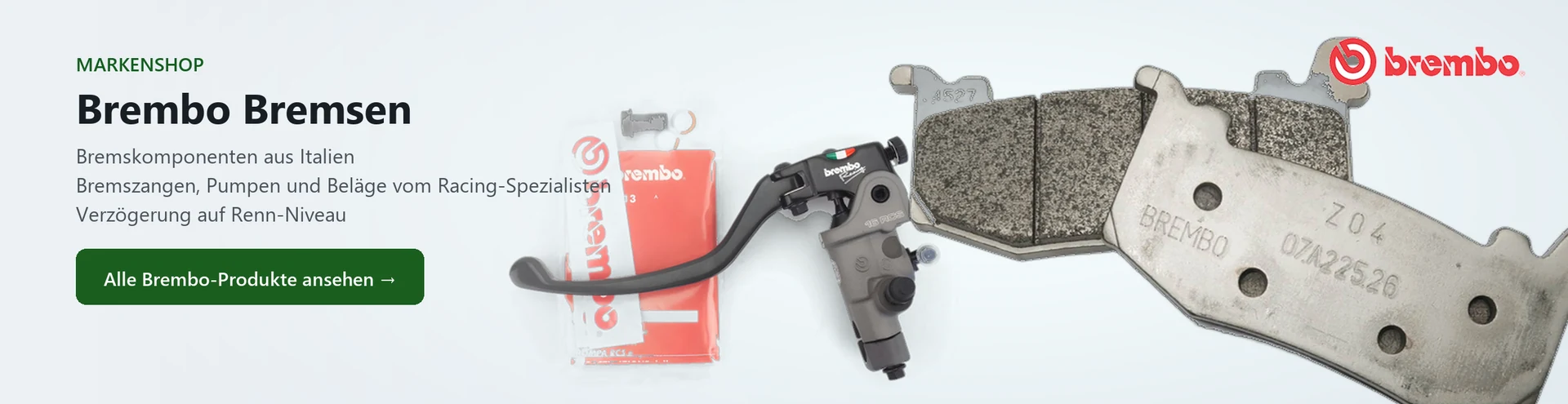 Brembo Bremsen – Produktauswahl im Markenshop