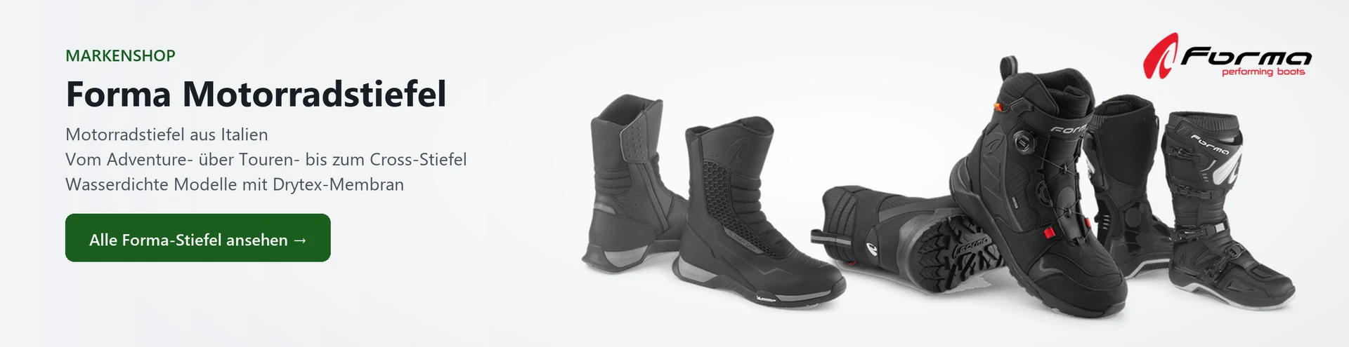 Forma Motorradstiefel – Produktauswahl im Markenshop