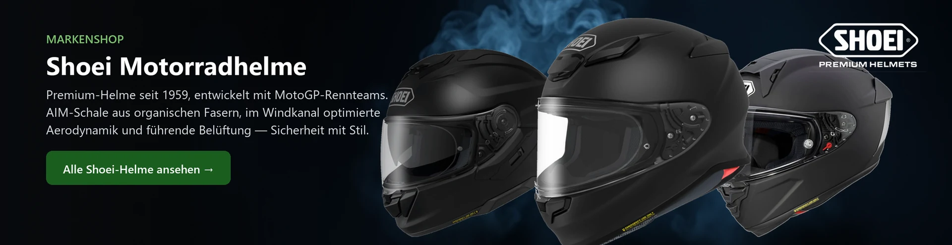 Shoei Motorradhelme – Produktauswahl im Markenshop