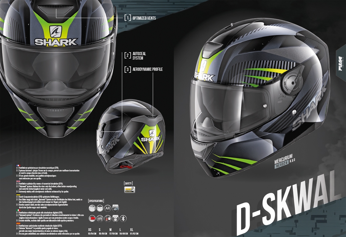 Shark D-Skwal Integralhelme Shark D-Skwal Integralhelme