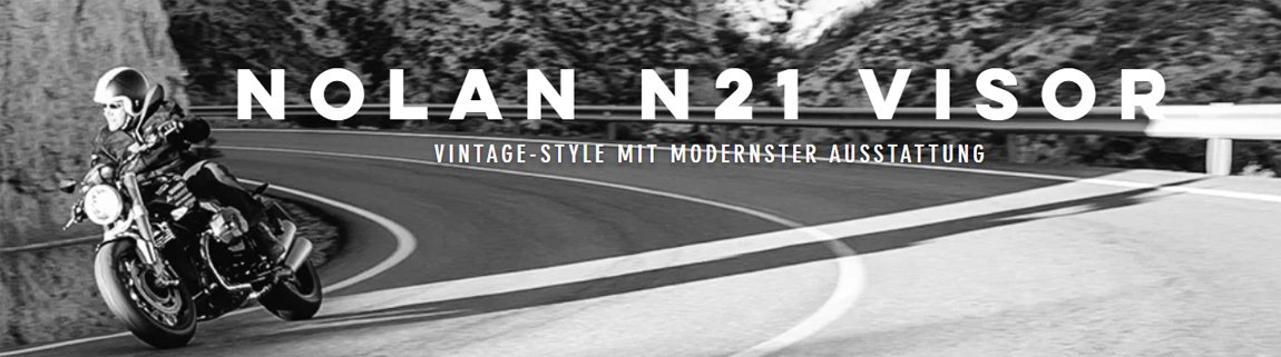 N21 Visor Jethelme mit Visier N21 Visor Jethelme mit Visier