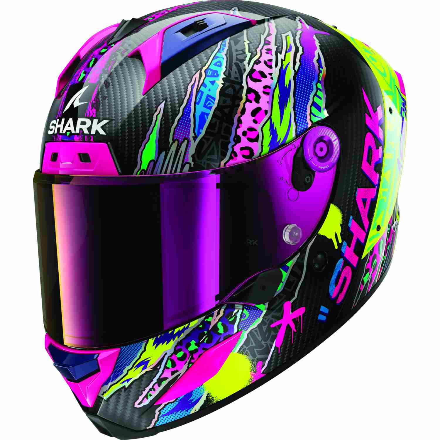 Shark Aeron Full Face Helmet Carbon Multi M
