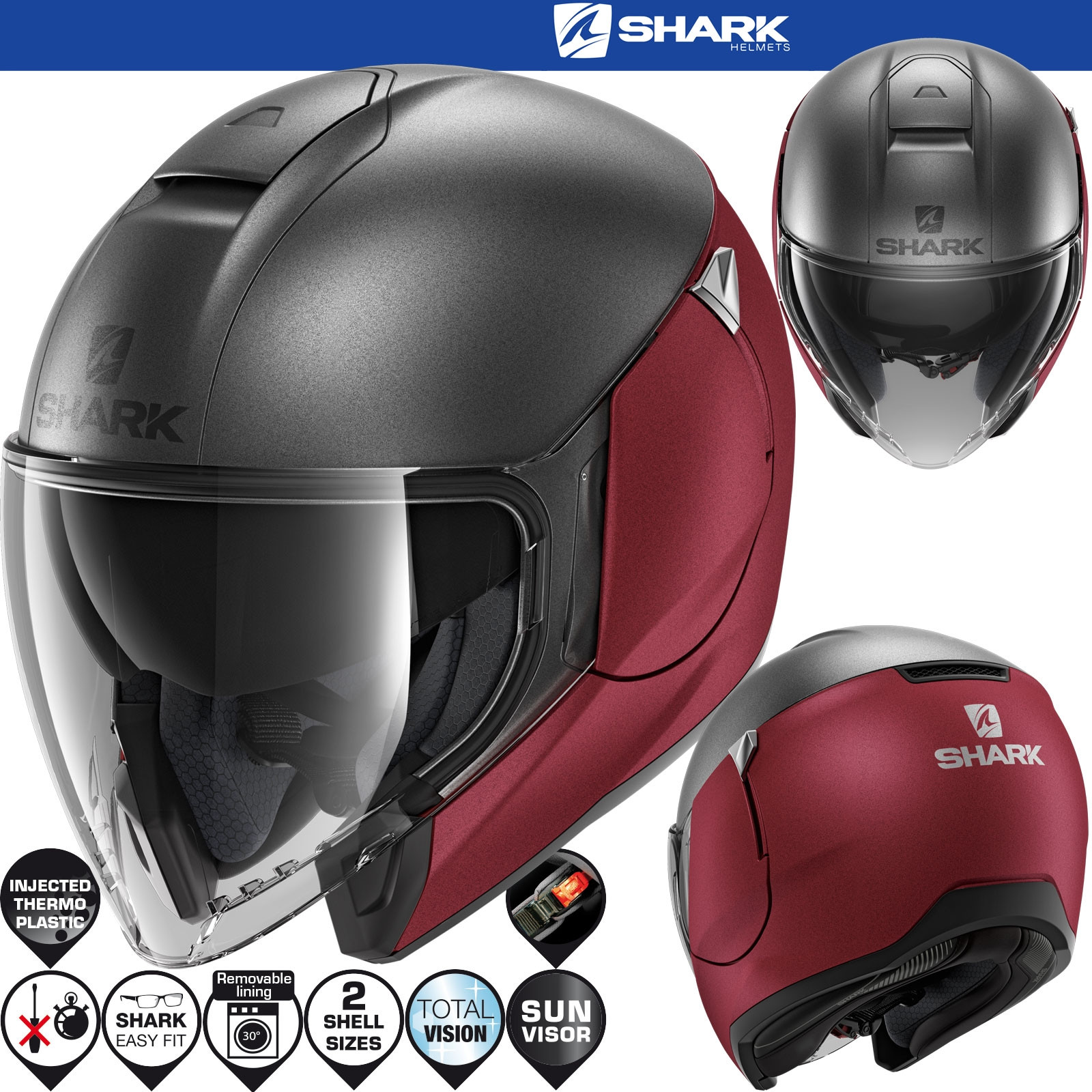 Shark CITYCRUISER Jethelm online kaufen | Bikeroutfit.de