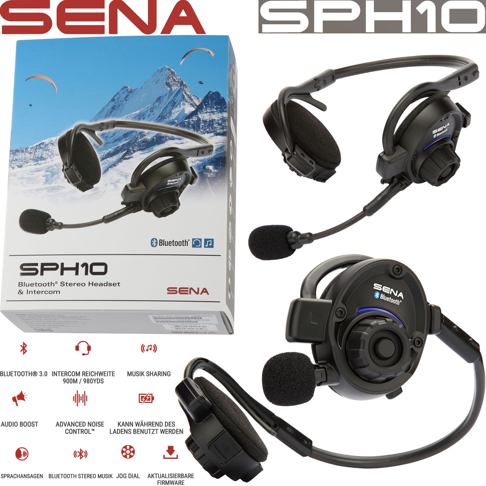 Sena Bluetooth Headset SPH10 kaufen | Bikeroutfit.de