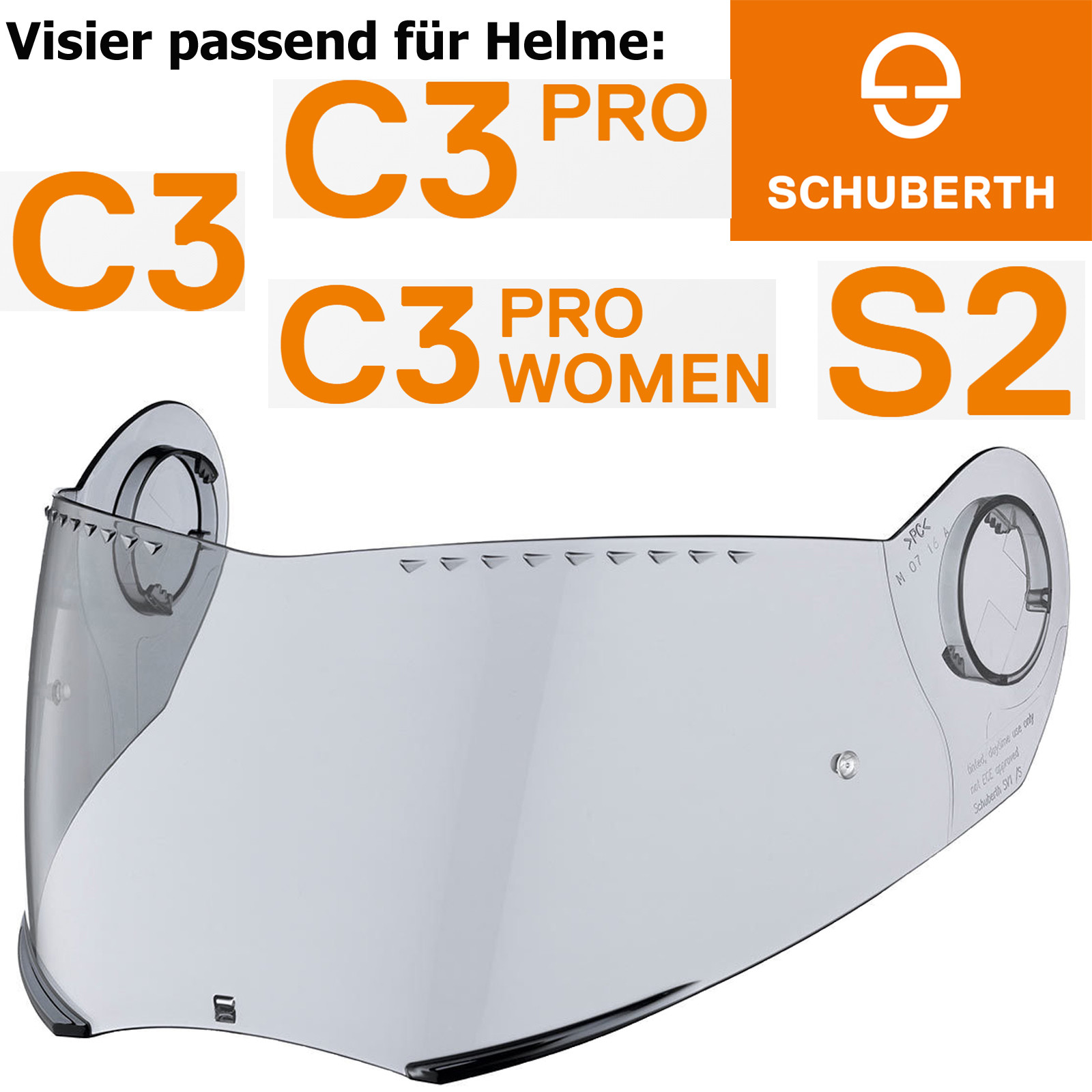 Schuberth Visier für Helme C3 (Pro) und S2 | Bikeroutfit.de