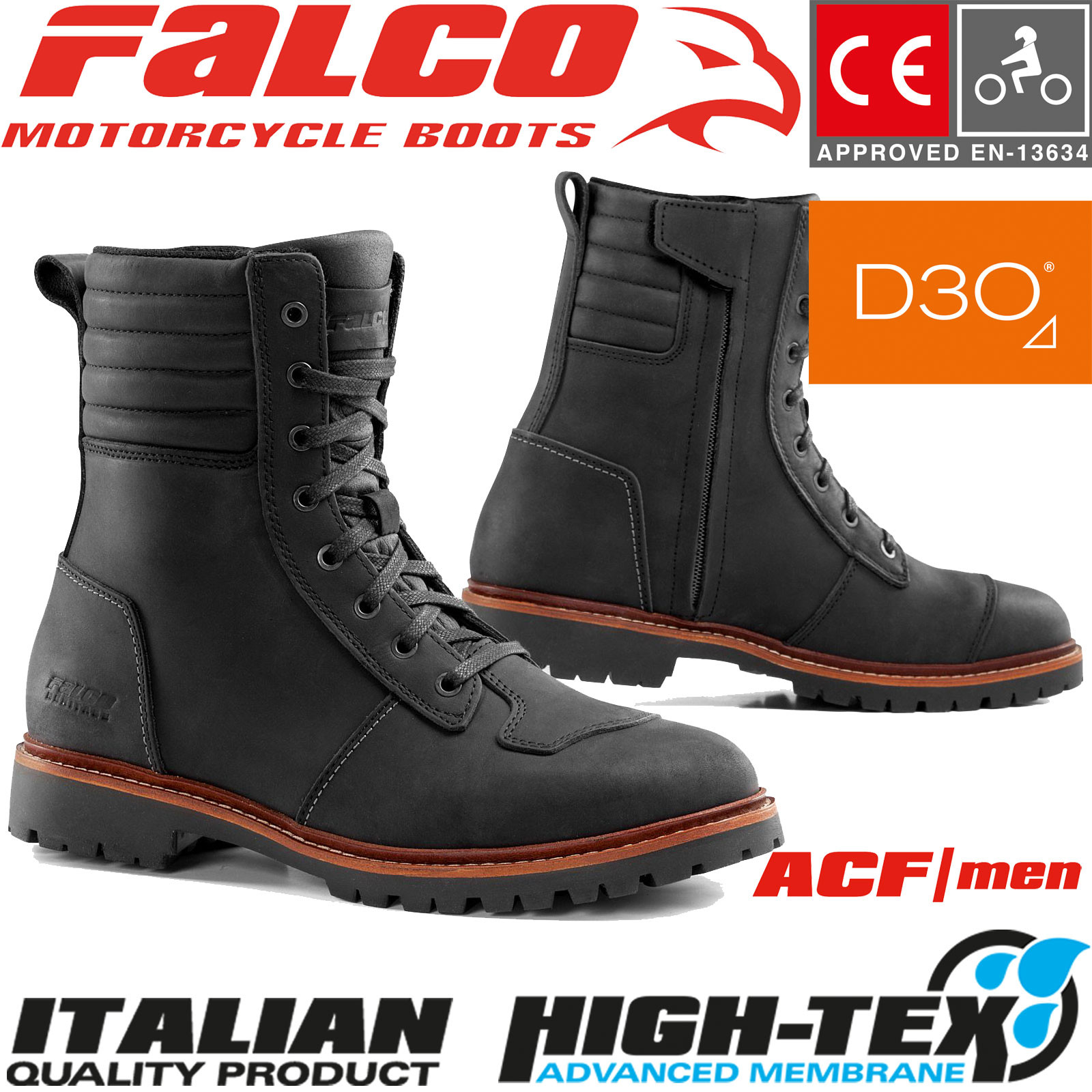 Falco Rooster - Bottes de Moto pour Homme main image 1