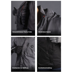 LS2 RAMBLA EVO MAN Motorradjacke CE A wasserdicht mit Thermofutter und Protektoren
