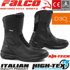 Falco Motorradstiefel LIBERTY 2.1 wasserdicht mit High-Tex-Membrane CE und D3O Protektoren