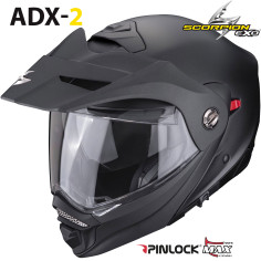 Scorpion Klapphelm ADX-2 mit Sonnenblende und Max Vision Pinlock ECE 22.06