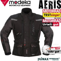 Modeka 3in1 Motorradjacke AERIS wasserdicht Humax-Membrane Thermofutter mit Protektoren
