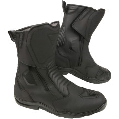 Modeka Motorradstiefel ARUNAS Leder wasserdicht Hipora doppelter Reißverschluss Mesh CE