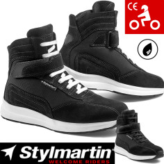 Stylmartin Motorrad Sneaker AUDAX Wildleder wasserdicht mit Air-Mesh Futter Protektoren und CE