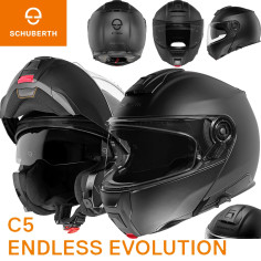 Schuberth Klapphelm C5 mit ECE 22.06 inklusive Max Vision Pinlock und Sonnenblende
