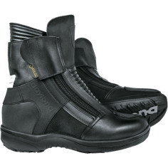 Daytona Gore-Tex Motorradstiefel MAX SPORTS GTX wasserdicht CE mit 6 cm höhrem Stand und Fersen Reflektor