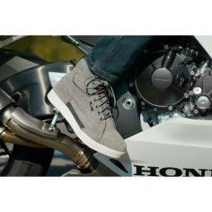 LS2 Downtown WP Motorradstiefel CE wasserdicht Leder mit Protektoren