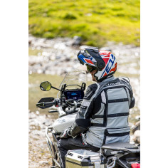 Schuberth Klapphelm E1 Enduro Fiberglas Helm mit Sonnenblende und Pinlock