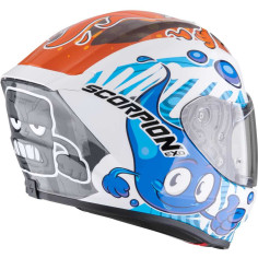 Scorpion EXO-JNR Kinder-Motorradhelm ECE 22.06 mit AirFit-System und Pinlock