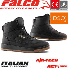 Falco HARLEM Motorradschuhe Herren CE mit D3O Protektoren Air-Tech