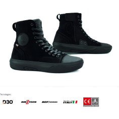 Falco Lennox 3 Motorrad-Sneaker für Damen CE Leder Air-Tech D3O Protektoren