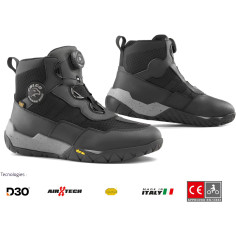 Falco Reddyx Motorradstiefel CE wasserdicht halbhoch Drehverschluss Air-Tech Futter D3O Protektoren