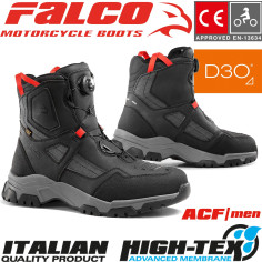 Falco Motorradschuhe ARRAKIS Sneaker CE wasserdicht mit High-Tex Micro-Synth Air-Tech D3O Protektoren