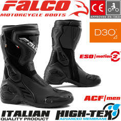 Falco Fenix 3 WTR Motocross-Motorradstiefel CE wasserdicht mit ESO-Motion 2.1 und D3O Protektoren