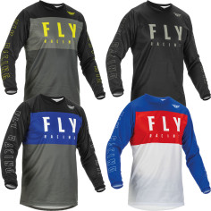 Fly Racing Motorrad-Jersey F-16 mit Stretch-Kragen