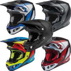 Fly Racing Crosshelm FORMULA CARBON mit 12 K Carbon-Helmschale ultraleicht
