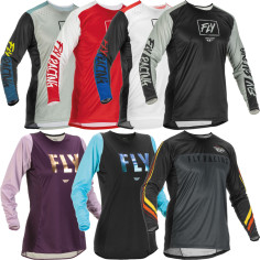 Fly Racing Motorrad-Jersey LITE leicht gut belüftet mit Mesh