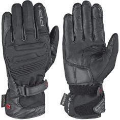 Held Gore-Tex Motorradhandschuhe SATU II 2 + Gore Grip wasserdicht Leder reflektierend mit CE
