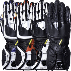Knox Motorradhandschuhe HANDROID MK IV High-Performance CE BOA-Fit Leder Sport lange Stulpe