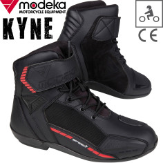 Modeka Sport-Motorradstiefel KYNE kurz mit Schnürung CE 3D-Mesh und Verstärkungen
