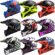 LS2 Crosshelm MX437 FAST EVO mit Doppel-D Verschluss