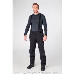 Halvarssons MALUNG Motorradhose CE mit Protektoren wasserdicht mit Nubuk-Verstärkungen