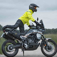 Modeka Flex Dry Regenhose wasserdicht Motorrad Roller kompakt 40cm Reißverschluss