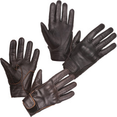 Modeka Retro Motorradhandschuhe HOT CLASSIC Urban Leder perforiert mit CE-Zertifizierung