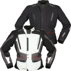 Modeka 2in1 Motorradjacke VIPER LT für Herren 2-Lagen-Laminat ultraleicht 3M mit SAS-TEC Protektoren