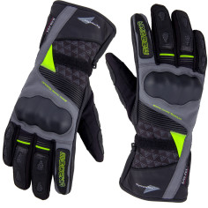 Modeka Herren Motorradhandschuhe PANAMERICANA Lederhandschuhe CE Sympatex Tactel SuperFabric mit SAS-TEC Protektoren