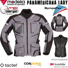 Modeka Damen Motorradjacke PANAMERICANA LADY wasserdicht Sympatex inkl. Protektoren