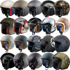 Premier Jethelm VINTAGE Retro Oldtimer Classic mit Sonnenblende und ECE 22.05