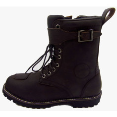 Kochmann Motorradstiefel RIDER Leder-Schnürstiefel wasserdicht mit Hipora und CE