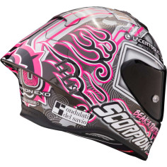 Scorpion Exo-R1 Evo Air FIM Racing #1 Aron Canet Integral-Racinghelm mit Pinlock und extra Visier