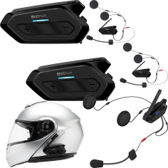 Sena Motorrad-Headset SPIDER RT1 ultraflach Bluetooth 5.1 Mesh Intercom mit Premium HD Lautsprechern