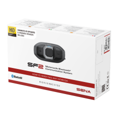Sena Headset SF2 HD Motorrad Kommunikation Bluetooth 5.1 2-Wege Intercom mit HD-Lautsprecher