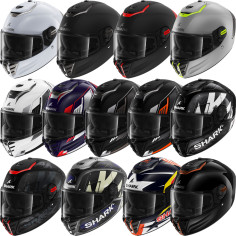 Shark Integralhelm SPARTAN RS mit ECE 22.06 Sonnenblende und Max Vision 120 Pinlock