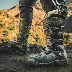 Stylmartin Overlander WP Motorradstiefel Adventure Touring Leder wasserdicht CE
