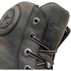 Stylmartin Tank WP Motorrad-Sneaker CE wasserdicht Nubuk-Leder D3O