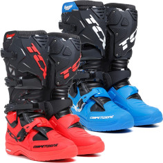 TCX Motorradstiefel COMP EVO 2 wasserdicht CE mit Michelin Hybrid MX Sohle