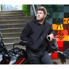 Trilobite Binder Motorrad-Hoodie CE AA Aramid Mesh-Futter mit Protektoren