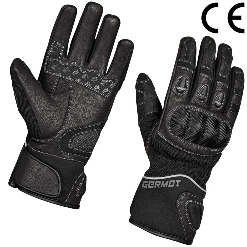 Germot Sommer Motorradhandschuhe MIAMI PRO atmungsaktiv mit CE